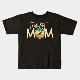 Marching Band - Funny Retro Trumpet Mom Gift Kids T-Shirt